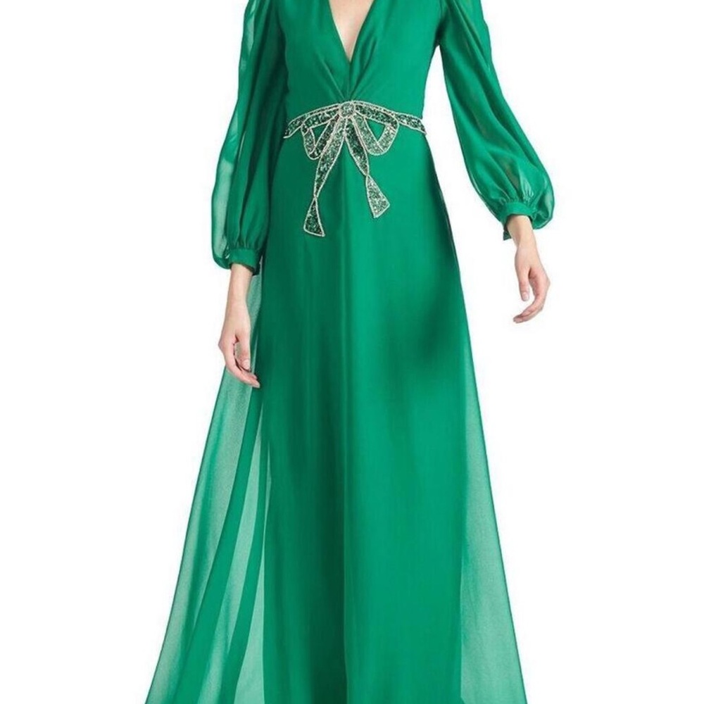 Sachin + Babi brand new with tags gorgeous elegant gown! Modest mother of bride